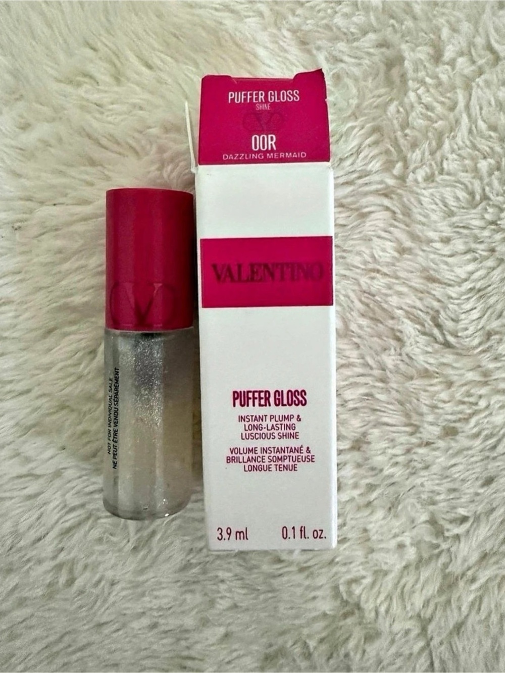 Valentino Puffer Gloss Plumping Lip Gloss 00R Pink